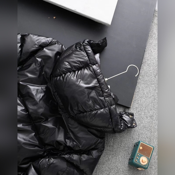 Polo Ralph Lauren Black Detachable Hood Puffer Jacket - Picture 6 of 8